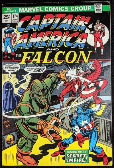 Captain America (1968) #174 VF- (7.5) X-Men appearance