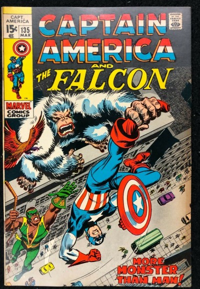 Captain America (1968) #135 VF- (7.5) co-starring Falcon