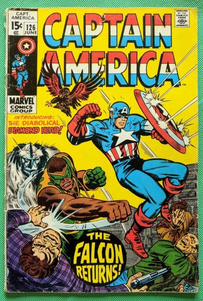 Captain America (1968) #126 GD+ (2.5) - Falcon Returns  3rd app