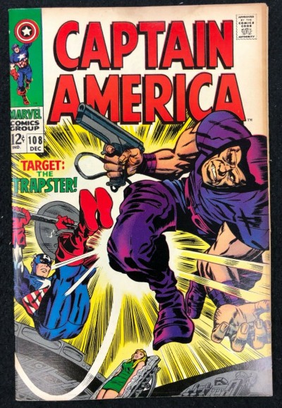 Captain America (1968) #108 VF- (7.5) Jack Kirby Stan Lee
