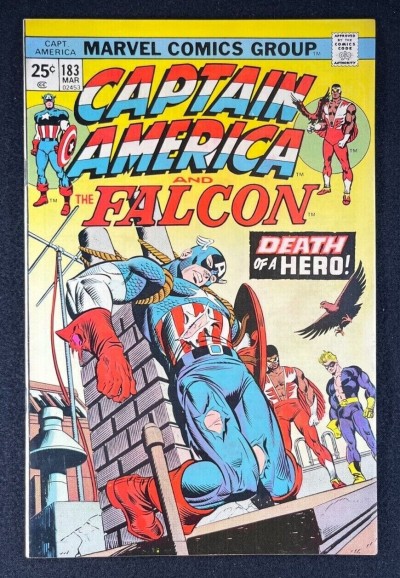 Captain America (1968) #183 NM- (9.2) Falcon Nomad 1st App Gamecock Gil Kane