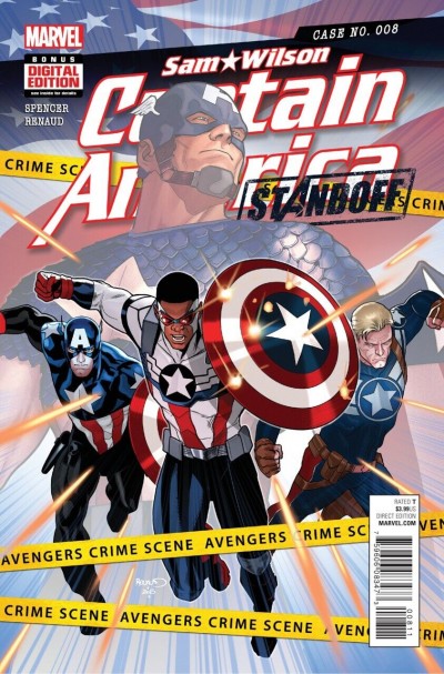 Captain America: Sam Wilson (2015) #8 VF/NM Paul Renaud Cover Standoff
