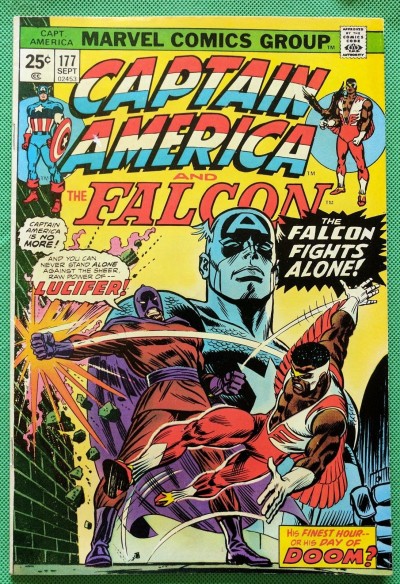 Captain America (1968) & Falcon #177 FN/VF (7.0) vs Lucifer 