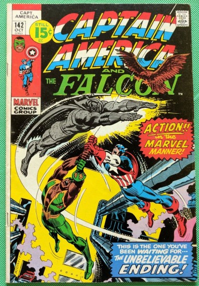 Captain America (1968) & Falcon #142 FN+ (6.5)