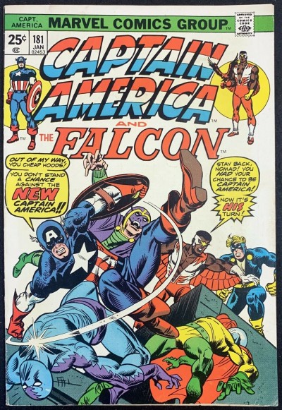 Captain America (1968) #181 FN+ (6.5) Nomad