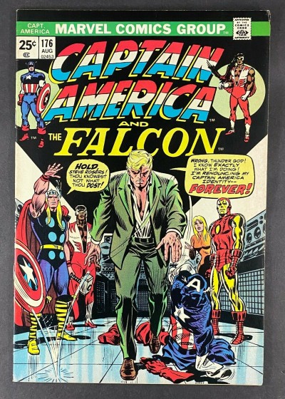 Captain America (1968) #176 FN/VF (7.0) Falcon John Romita Sr Sal Buscema