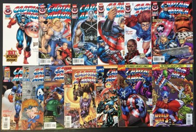 Captain America (1968) #455-549 VF+ (8.5) complete 8 year run 98 comics total 