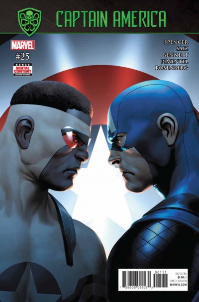 Captain America (2017) #25 (Legacy #694) VF/NM (9.0) Secret Empire Tie-In