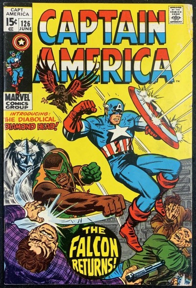 Captain America (1968) #126 VG/FN (5.0) Falcon Returns
