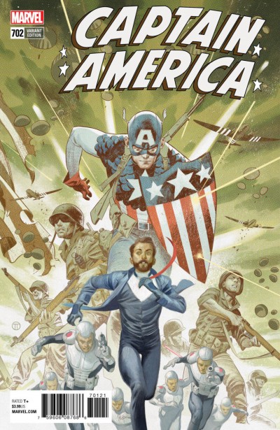 Captain America (2017) #702 VF/NM Regular + Connecting + Young Guns Cover Set 3