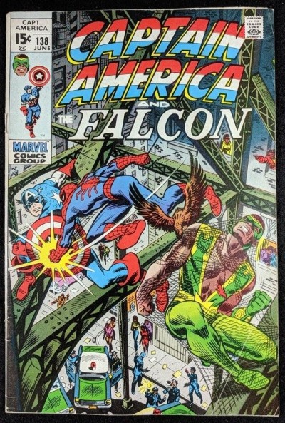 Captain America (1968) #138 VG/FN (5.0)  Spider-Man cover