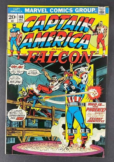 Captain America (1968) #168 VF- (7.5) Falcon 1st App Helmut Zemo Sal Buscema