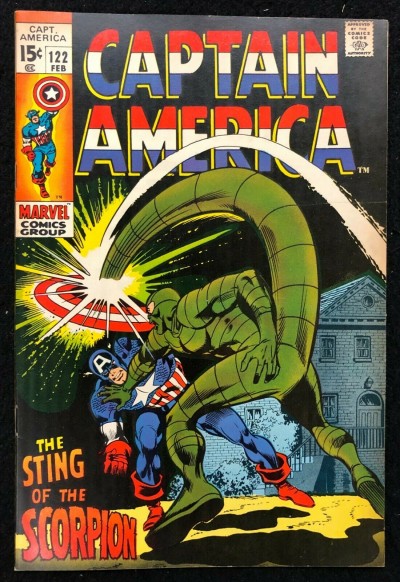Captain America (1968) #122 VF/NM (9.0) vs Scorpion