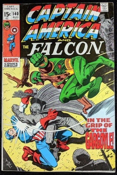 Captain America (1968) #140 FN+ (6.5)  Origin Grey Gargoyle