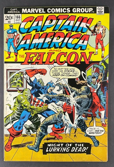 Captain America (1968) #166 FN+ (6.5) Falcon Sal Buscema