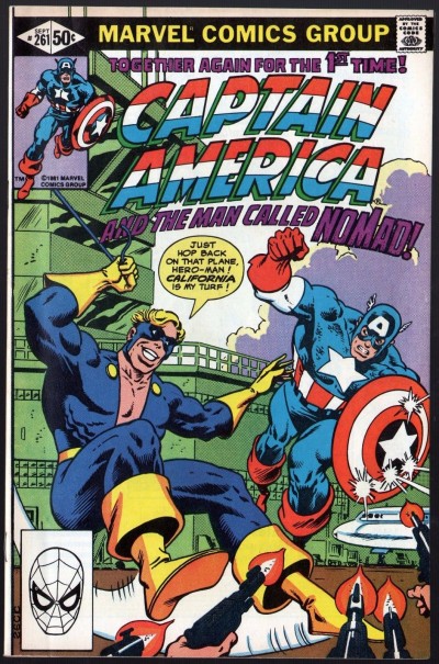 Captain America (1968) #261 VF- (7.5) Nomad Red Skull