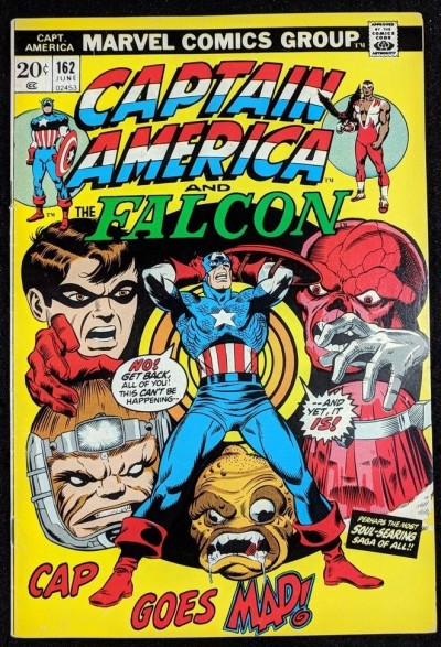 Captain America (1968) #162 VF- (7.5) Peggy Carter app
