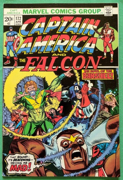 Captain America (1968) & Falcon #172 VF+ (8.5)  X-Men appearance