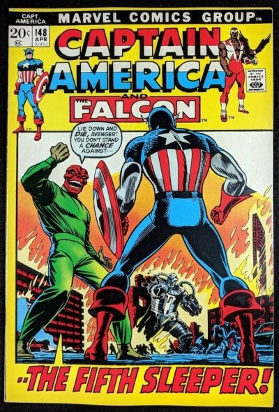 Captain America (1968) #148 VF- (7.5) Red Skull cover & story