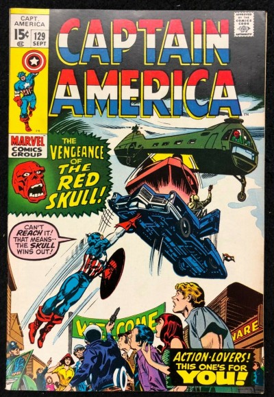 Captain America (1968) #129 VF (8.0) Red Skull
