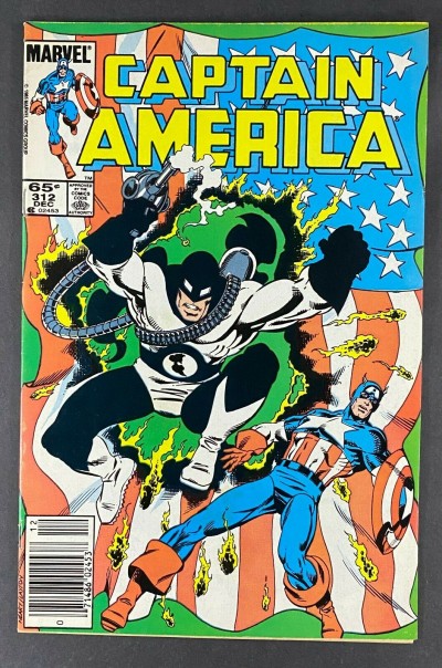 Captain America (1968) #312 VF- (7.5) 1st App Flag-Smasher Bob Layton Paul Neary