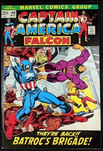 Captain America (1968) #149 VG/FN (5.0) vs Batroc