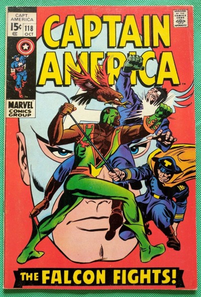 Captain America (1968) #118 FN+ (6.5)  - 2nd app Falcon