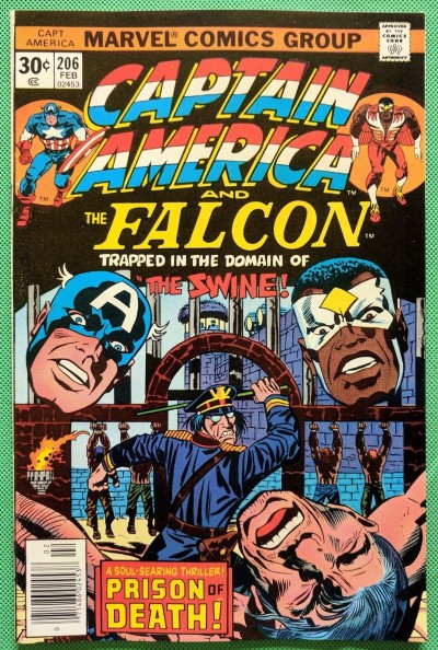 Captain America (1968) & Falcon #206 NM- (9.2) Jack Kirby cover, art & script