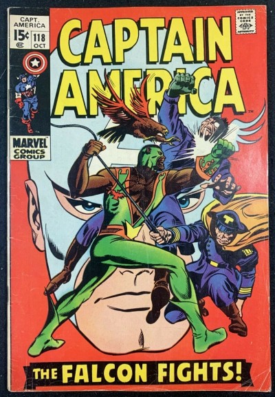 Captain America (1968) #118 FN- (5.5) 2nd App Falcon