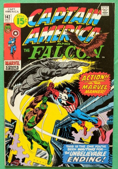 Captain America (1968) & Falcon #142 VF- (7.5)