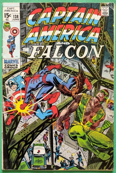 Captain America (1968) & Falcon #138 FN (6.0) vs Spider-Man part 2 of 2