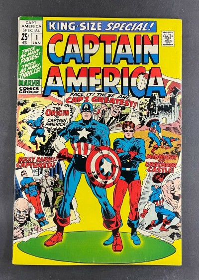 Captain America Annual (1971) #1 VF- (7.5) Marie Severin Art