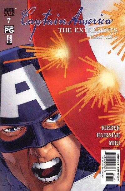 CAPTAIN AMERICA (2003) #'s 7, 8, 9, 10, 11 THE EXTREMISTS 5 PART STORYLINE