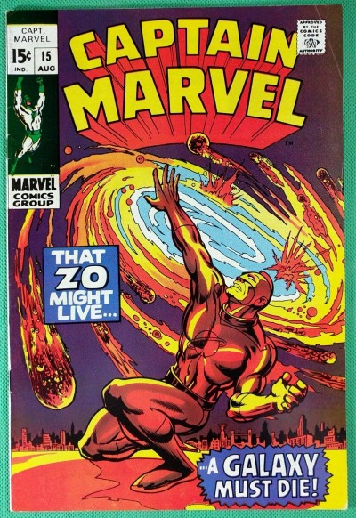 Captain Marvel (1968) #15 VF- (7.5) 
