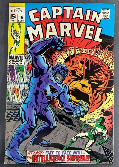Captain Marvel (1968) #16 FN+ (6.5)  Don Heck