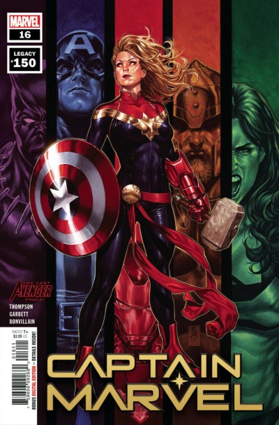 Captain Marvel (2019) #16 (Legacy#150) VF/NM (9.0) or better Mark Brooks Cover A