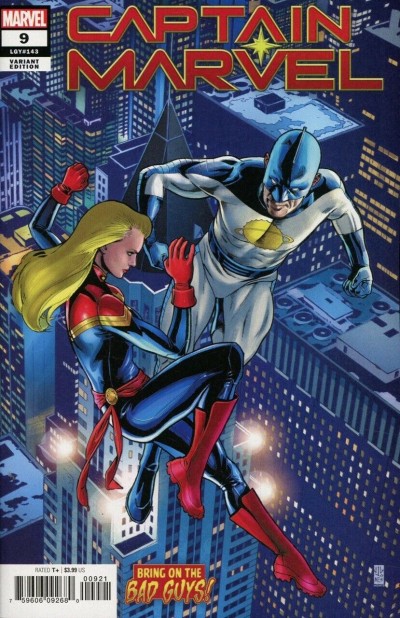 Captain Marvel (2019) #9 VF/NM JG Jones Bring On the Bad Guys! Variant Cover