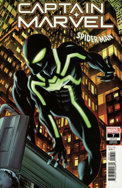 Captain Marvel (2019) #7 VF/NM Spider Suit Variant Cover (Symbiote Suit) 
