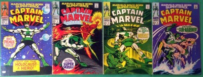 Captain Marvel (1968) 1-12 13 14 15 16 FN- (5.5) complete original costume set