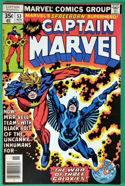 Captain Marvel (1968) #53 FN/VF (7.0)  Black Bolt app