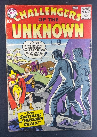 Challengers of the Unknown (1958) #6 GD- (1.8) Jack Kirby Cover and Art