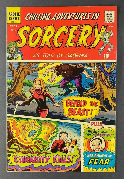 Chilling Adventures In Sorcery (1972) #1 FN+ (6.5) Sabrina Dan Decarlo Art