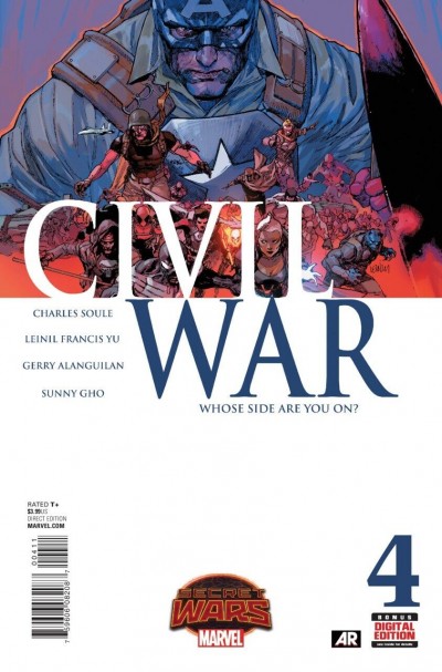 Civil War (2015) #4 of 5 VF/NM Leinil Francis Yu Cover Secret Wars