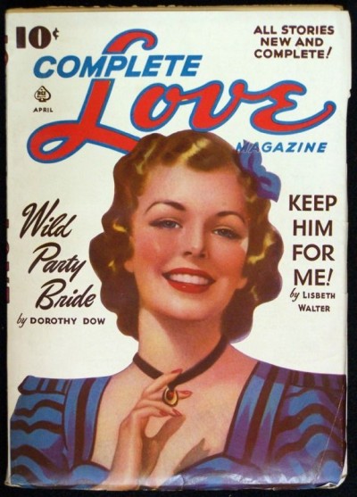 COMPLETE LOVE MAGAZINE VOLUME 7 #1 PULP 1941