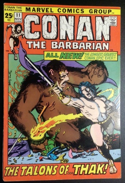 Conan (1970) #11 FN+ (6.5) Barry Smith