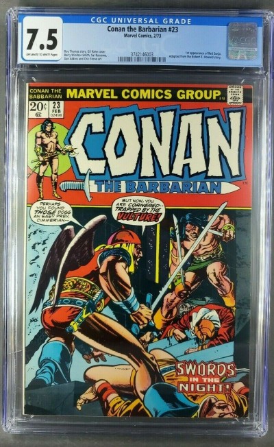 Conan #23 (1973) CGC 7.5 OWW 1st Appearance Red Sonja Movie coming 3742146003|