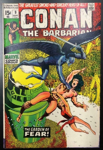 Conan the Barbarian (1970) #9 FN+ (6.5) Barry Windsor-Smith Cover and Art