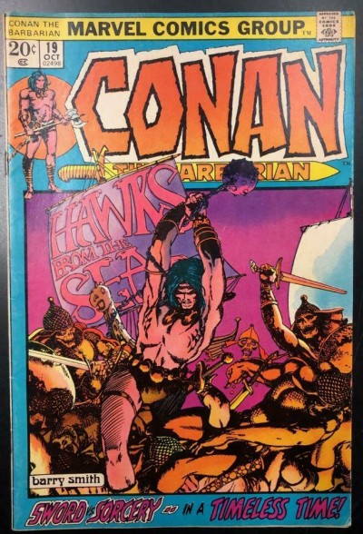 Conan the Barbarian (1970) #19 FN (6.0) Barry Windsor-Smith Cover and Art