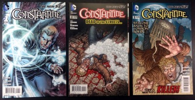 Constantine (2013) 1 2 3 VF/NM three issue run all 1st prints Jeff Lemire New 52