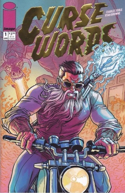 Curse Words (2017) Limited Edition Ashcan & Gold Variant Cover VF/NM Image 